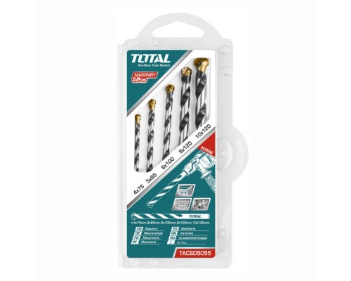Набор сверл по бетону TOTAL TACSD5055 (5шт)