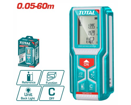 Дальномер лазерный TOTAL TMT56016