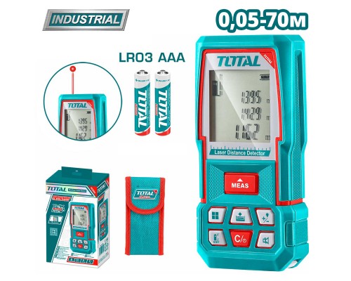 Дальномер лазерный TOTAL TMT57026
