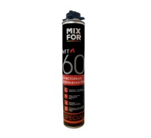 Пена монтажная огнестойкая профессиональная MIXFOR  МТ-60, 750 мл 