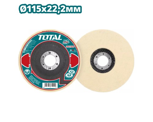 Круг шлифовальный 115х22,2 мм TOTAL TAC671151