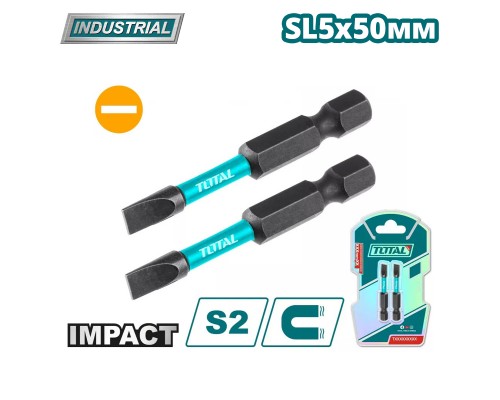 Бита ударная SL5 50 мм TOTAL TACIM71SL550 (2 шт)