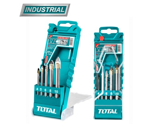 Набор сверл по стеклу TOTAL TACSD7256 (5 шт)