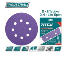 Набор шлифовальных кругов 125 мм TOTAL TAC73125101 (10 шт)