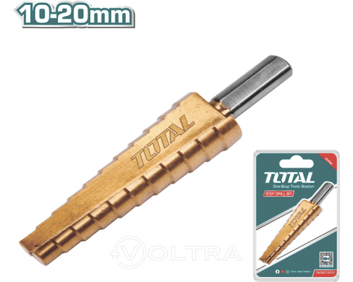 Сверло ступенчатое 10-20мм Total TAC8210201