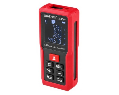 WORTEX LR 8001 (LR8001002723) Дальномер лазерный 0,05 - 80м, +/- 2мм/м