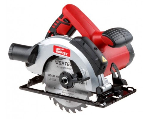Wortex CS 1613 L (CS1613L00021) Циркулярная пила 1300Вт, 160*20мм, до 55мм, лазер