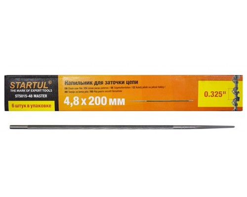 ST5015-48 Напильник для заточки цепей ф 4,8мм STARTUL MASTER (для цепей с шагом 0,325")