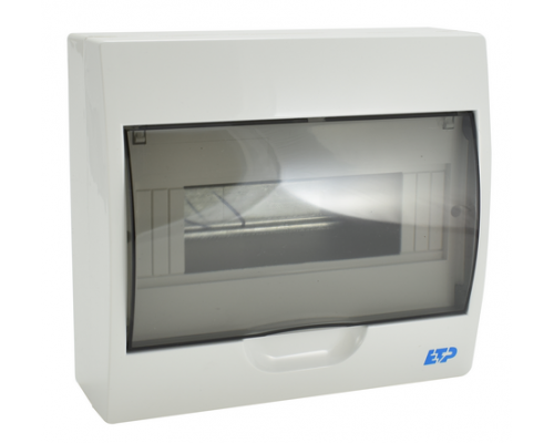 ETP Бокс пластиковый 8P TSM OUTSIDE (8 модулей IP40 с крышкой), наружной установки