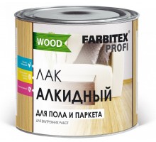 FARBITEX PROFI WOOD Лак алкидный для пола и паркета бесцветный 1,9л 