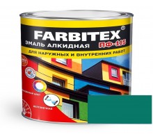 FARBITEX Эмаль алкидная ПФ-115 Зеленый 1,8кг