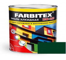 FARBITEX Эмаль алкидная ПФ-115 Изумрудный 1,8кг