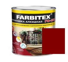 FARBITEX Грунтовка ГФ-021 Красно-коричневый 1,8кг 