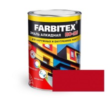 FARBITEX Эмаль алкидная ПФ-115 Красный 0,8кг