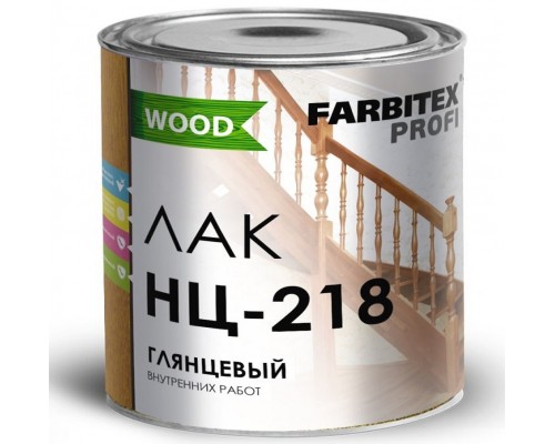 FARBITEX PROFI WOOD Лак глянцевый НЦ-218 1,7л