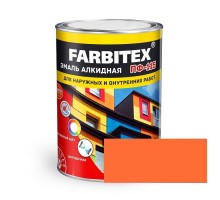 FARBITEX Эмаль алкидная ПФ-115 Оранжевый 0,8кг