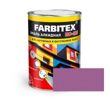 FARBITEX Эмаль алкидная ПФ-115 Сиреневый 0,8кг