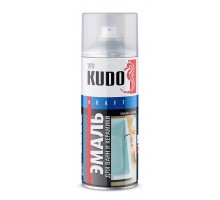 KUDO Эмаль для реставрации ванн и керамики KU-1301 Белый 520 мл