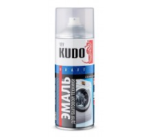 KUDO Эмаль для бытовой техники KU-1311 Белый 520мл
