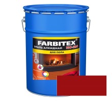FARBITEX Эмаль алкидная ПФ-266 для пола Красно-коричневый 20кг