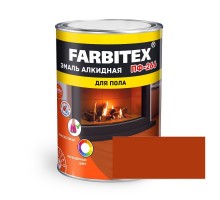 FARBITEX Эмаль алкидная ПФ-266 для пола Желто-коричневый 0,8кг