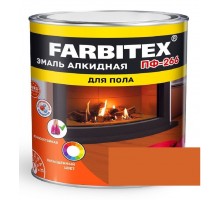 FARBITEX Эмаль алкидная ПФ-266 для пола Золотистый 1,8кг
