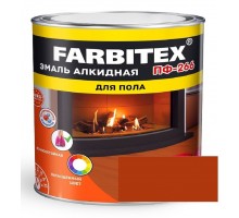 FARBITEX Эмаль алкидная ПФ-266 для пола Желто-коричневый 1,8кг