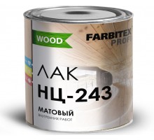 FARBITEX PROFI WOOD Лак матовый НЦ-243 1,7л