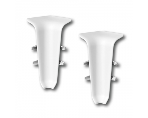 IDEAL D70 Угол внутренний «Deconika» 001-GI Белый глянец