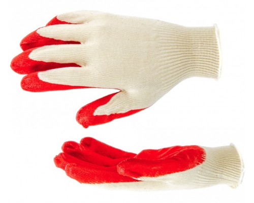 Перчатки х/б, латексный облив, 13 класс, 36гр