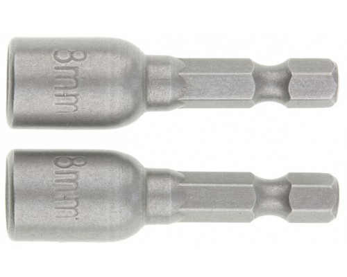 Биты с торцевыми головками 8мм, 45мм, 2 шт. Matrix