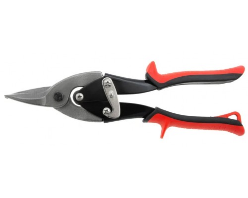 Ножницы по металлу, 250мм, пряморежущие, для тонкого металла, обрезиненные рукоятки Matrix