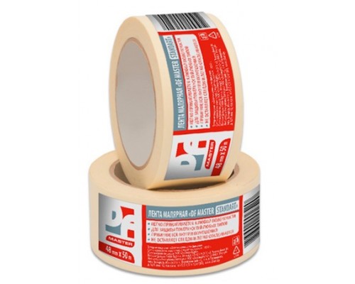 Лента малярная DF MASTER «Standart» 25мм*50м