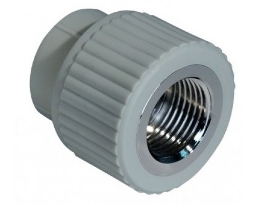 15803 RTP Муфта PN25 комбинированная, внутренняя резьба 32*1 1/4", серый