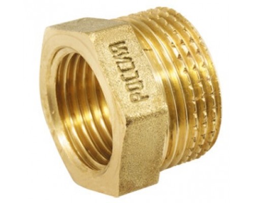 1943021 БОГОРОДСКИЙ ЗАВОД Переход шестиугольный с наружной и внутренней резьбой 1/2"*3/8"