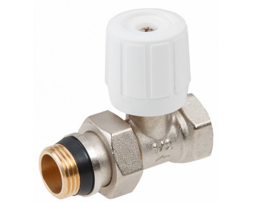 AVE294012 AV ENGINEERING Кран вентильный для радиатора 1/2" прямой с ручкой