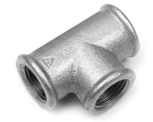KA10105206 LIVARNA TITAN Тройник с внутренней резьбой 1 1/4", оцинкованный