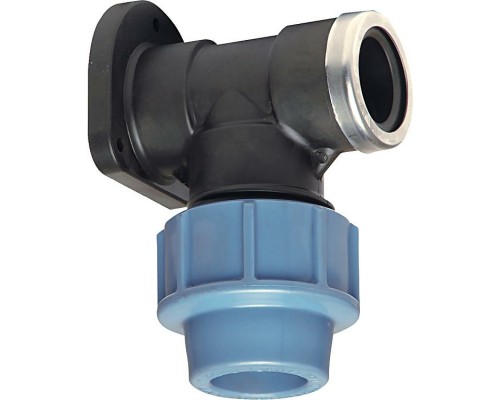 UNIDELTA Колено настенное с внутренней резьбой DN 20*1/2", угол изгиба 90°