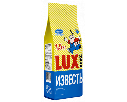 LUX Известь строительная порошкообразная гидратная без добавок 1,5кг