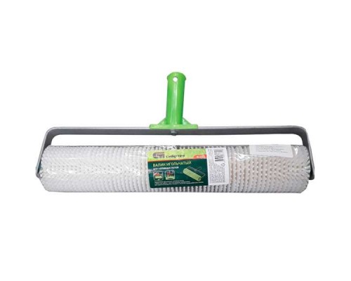 Валик игольчатый для наливных полов с ручкой 240мм Сибртех