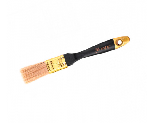 83150 Кисть плоская "Профи" 1", натуральная щетина, деревянная ручка MTX