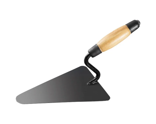 Кельма бетонщика, стальная, деревянная усиленная ручка Сибртех