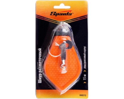 848515 Шнур разметочный, 15м, пластмассовый корпус SPARTA