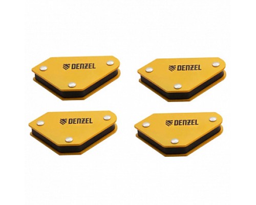 97555 Фиксатор магнитный для сварочных работ, усилие 9 Lb Denzel уп=4шт