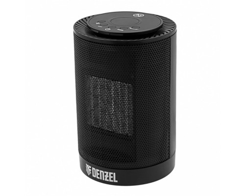 Тепловентилятор электрический Керамический DTFC-1200, 3 режима, вентилятор, нагрев 600/1200 Вт. Denzel