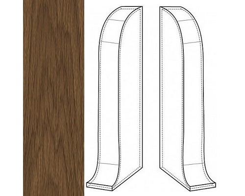 IDEAL К-55 Заглушка торцевая правая «Комфорт» 321 Падук
