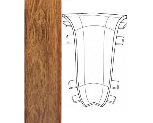 Угол внутренний 558 Дуб мокка SANFLEX