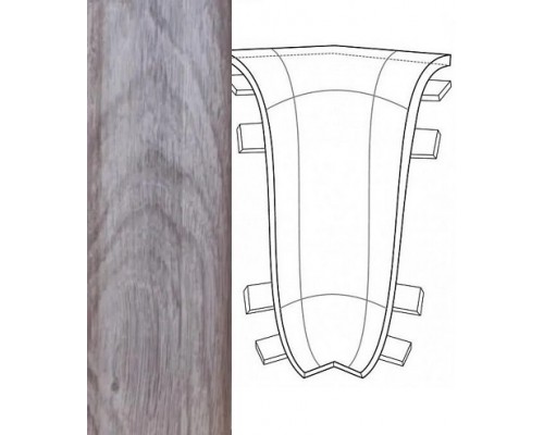 Угол внутренний 562 Дуб молочный SANFLEX