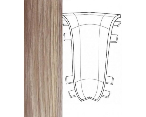 Угол внутренний 574 Дуб ливерпуль SANFLEX