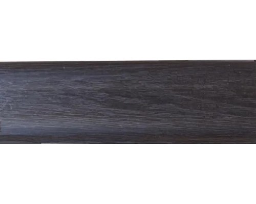 Плинтус напольный пластиковый 575 Дуб чёрный 2,5м SANFLEX